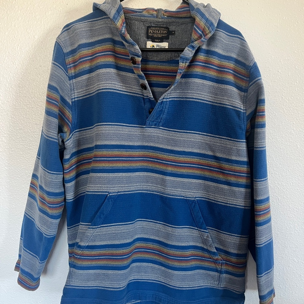 Pendleton Men's Multicolor Striped Hoodie